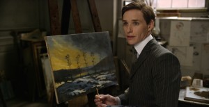Einar Wegener (Eddie Redmayne) peintre paysagiste. DR