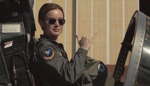 Claire Danvers (Brie Larson), Terrienne et pilote d'essai. DR