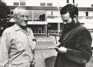 En septembre 1979 à Mulhouse avec William Wyler. DR