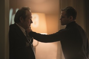Jason Bourne (Matt Damon) face au patron de la CIA(Tommy Lee Jones). DR