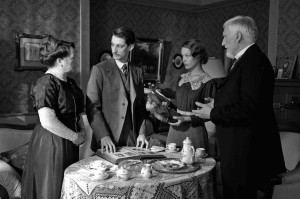 Marie Gruber, Pierre Niney, Paula Beer et Ernst Stötzner dans "Frantz". DR