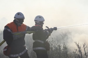 Lutter contre les feux de garrigue, une mission périlleuse. DR