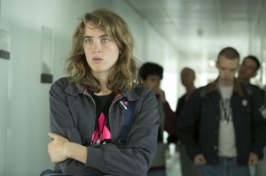 Sophie (Adèle Haenel), organisatrice des actions de terrain. DR