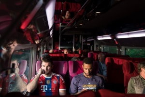 Alek Skarlatos et Anthony Sadler dans le Thalys. DR