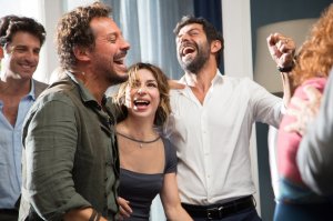 Paolo (Stefano Accorsi), Sara (Sabrina Impacciatore) et Carlo (Pierfrancesco Favino. DR