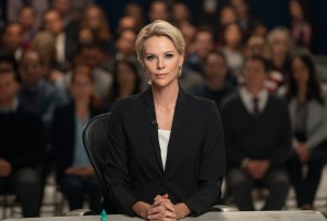 Megyn Kelly (Charlize Theron) sur le plateau de Fox News. DR