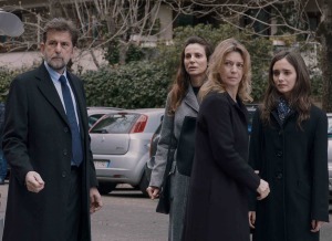 "Tre piani": Nanni Moretti, Karen Di Porto, Margherita Buy et Denise Tantucci.