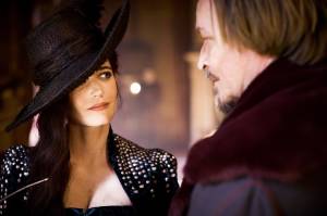 Milady de Winter (Eva Green) et Richelieu (Eric Ruf). Photo Ben King