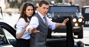 "Mission..." Grace (Hayley Atwell) et Ethan Hunt (Tom Cruise). DR