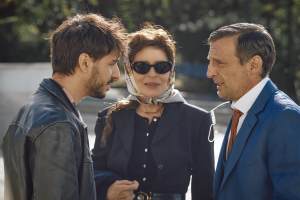 "Les rois...": Nathan (Ben Attal), Rachel (Fanny Ardant) et Sam (Mathieu Kassovitz).