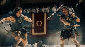 "Gladiator II": Paul Mescal (Lucius) et Pedro Pascal (Acacius). DR