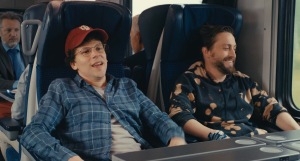 "A Real Pain": David Kaplan (Jesse Eisenberg) et son cousin Benji (Kieran Culkin). DR
