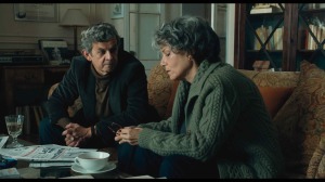 Simone avec Serge Reggiani (Thierry de Peretti), son ami de toujours. DR
