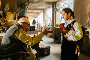"Le gâteau...": Lamia (Baneen Ahmed Navyef) cherche du sucre. DR