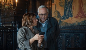 "Victor...": Zucchini et sa fille Lisbeth (Marie Narbonne) à Guernesey. DR