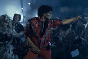 "Michael": Le tournage du célèbre clip Thriller. DR